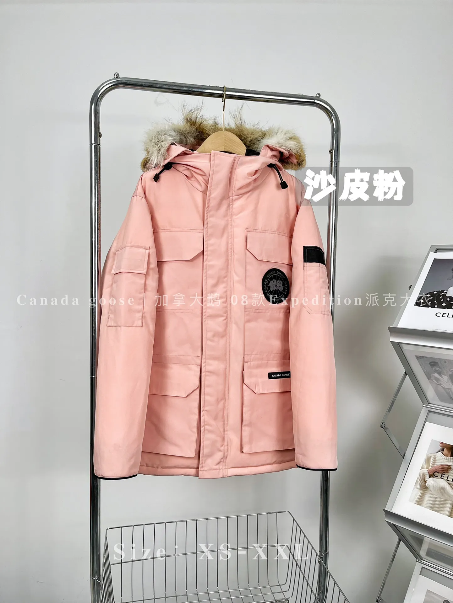 P720 𝐂𝐚𝐧𝐚𝐝𝐚 𝐠𝐨𝐨𝐬𝐞丨Canada Goose 𝟬𝟴 style 𝐄𝐱𝐩𝐞𝐝𝐢𝐭𝐢𝐨𝐧 Parka 𝐒𝐢𝐳𝐞：𝐗𝐒- L
